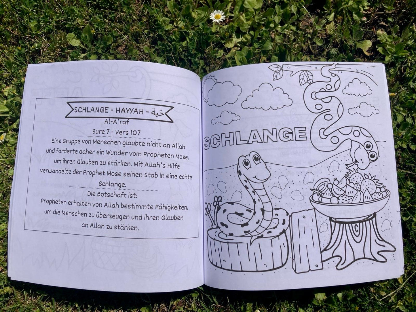 Tiere im Koran, Malbuch
