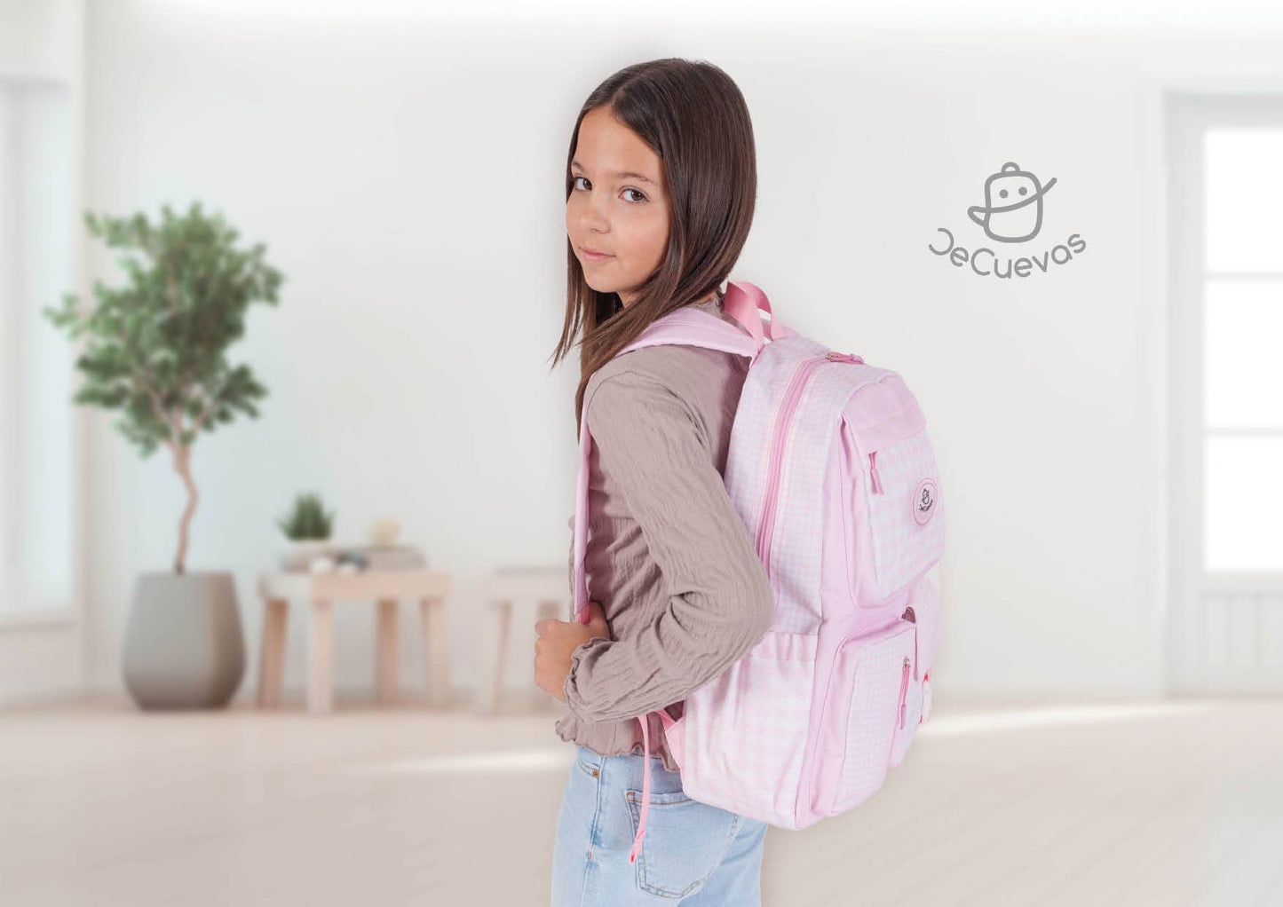 10346 NIZA Schulrucksack mit mehreren Taschen