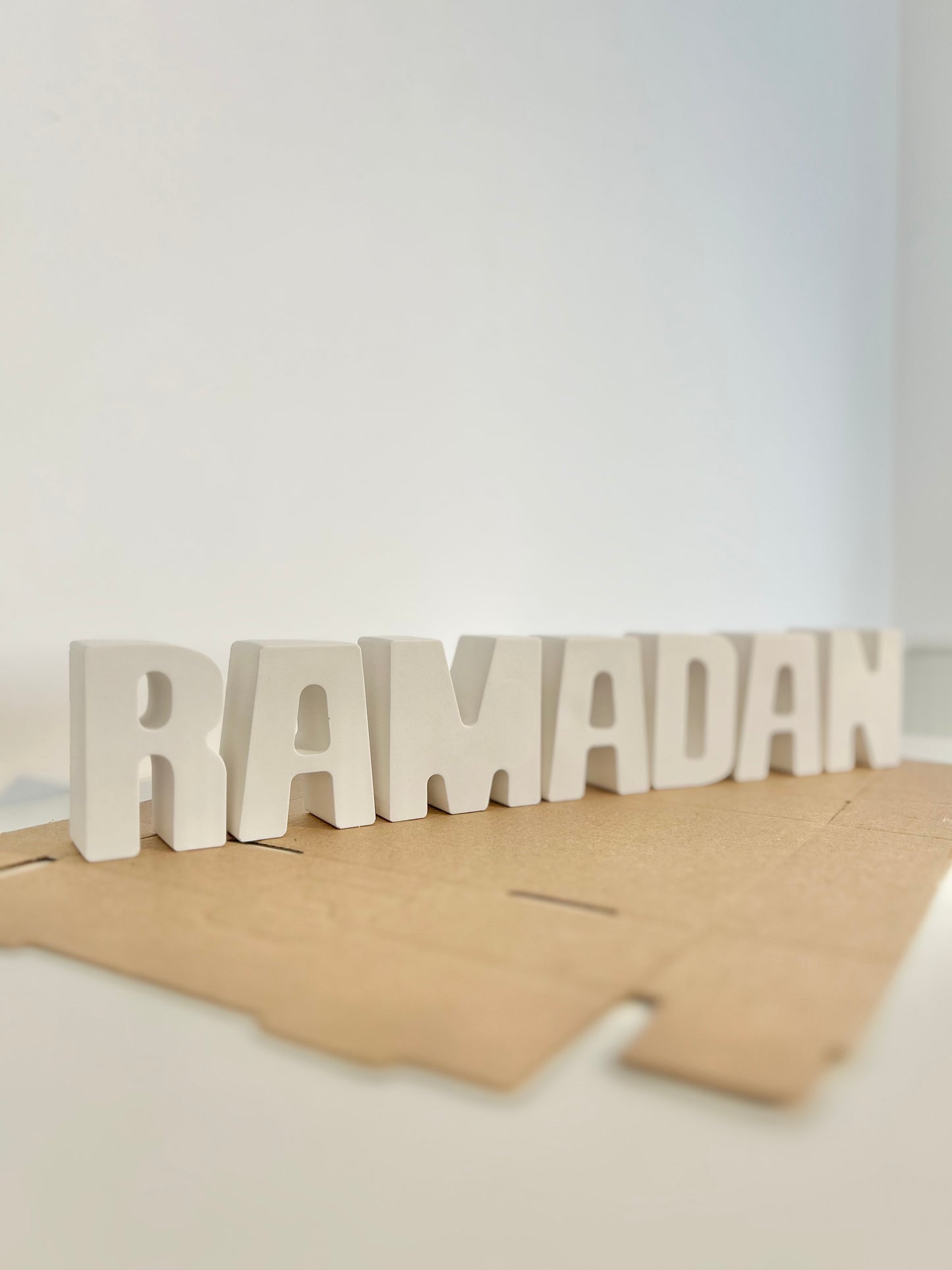 RAMADAN Buchstaben zum Bemalen