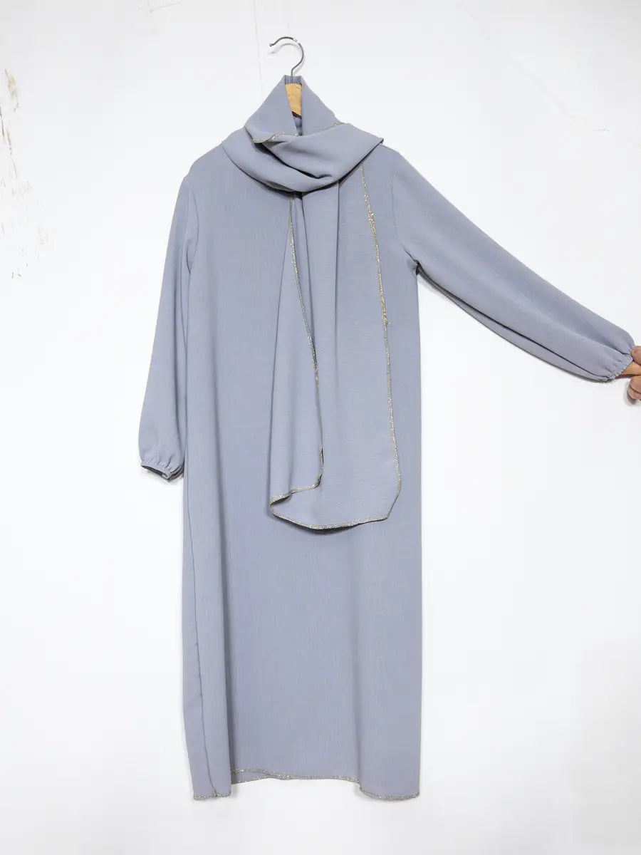 Kleid mit Hijab für Mädchen ab 3 Jahren / Modell 1