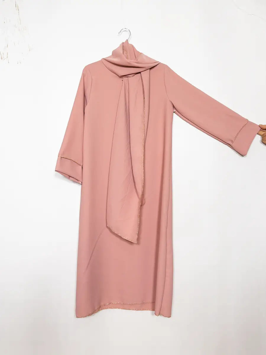 Kleid mit Hijab für Mädchen ab 3 Jahren / Modell 2