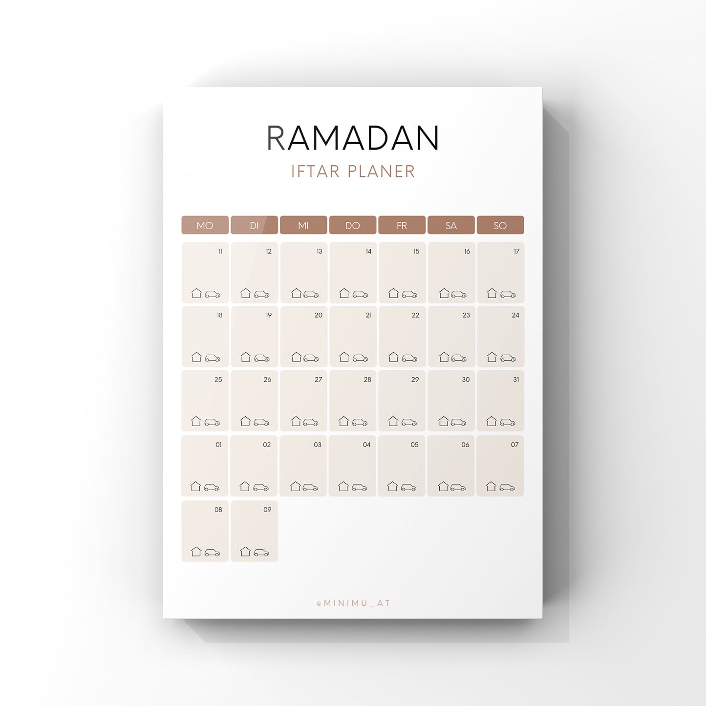 Ramadan Planer Set