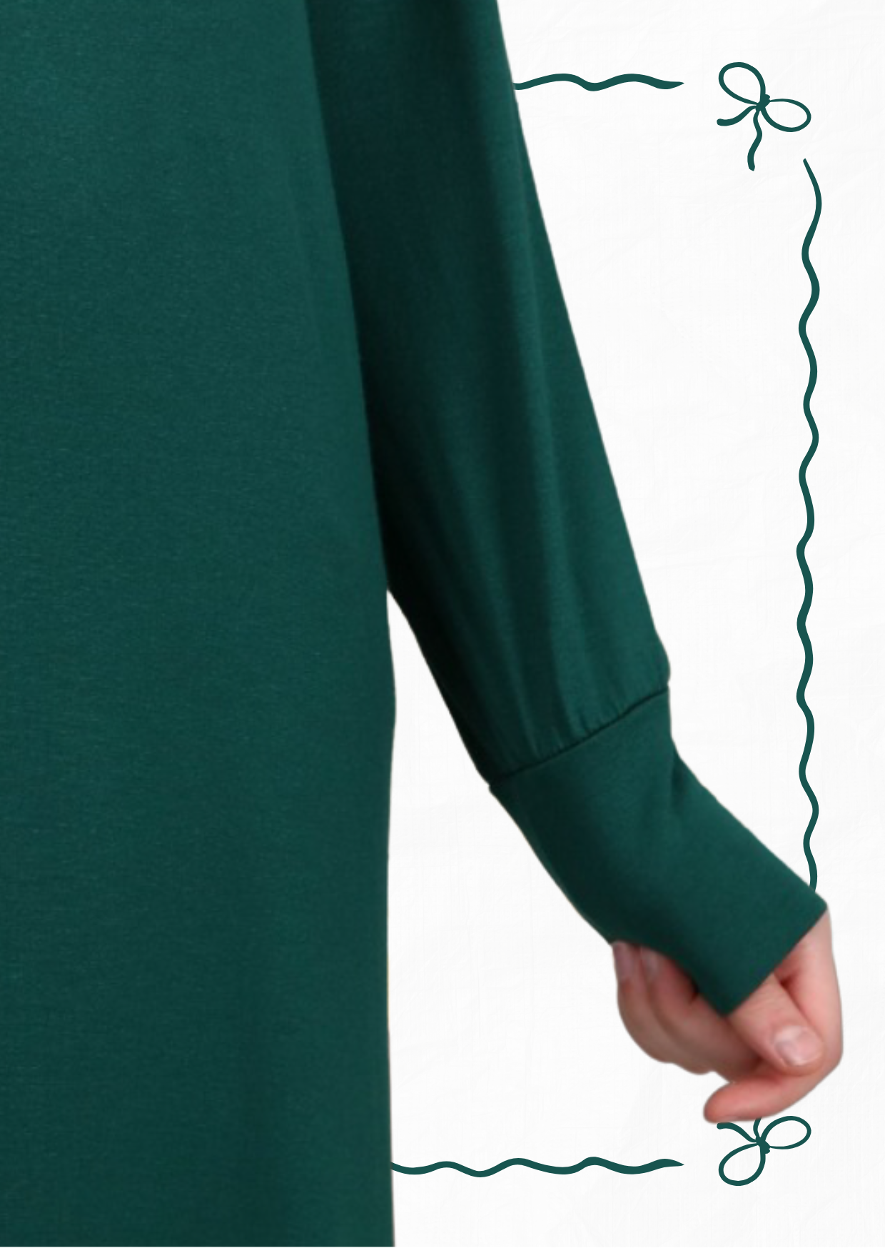 Kleid für Mädchen mit Kopftuch