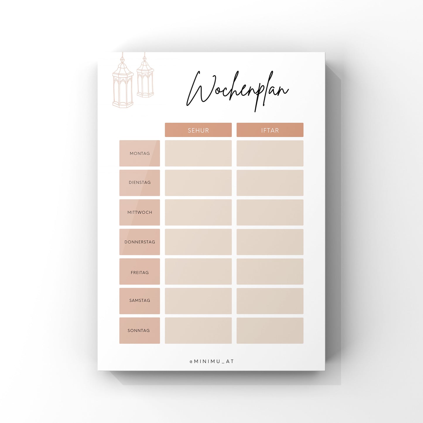Ramadan Planer Set