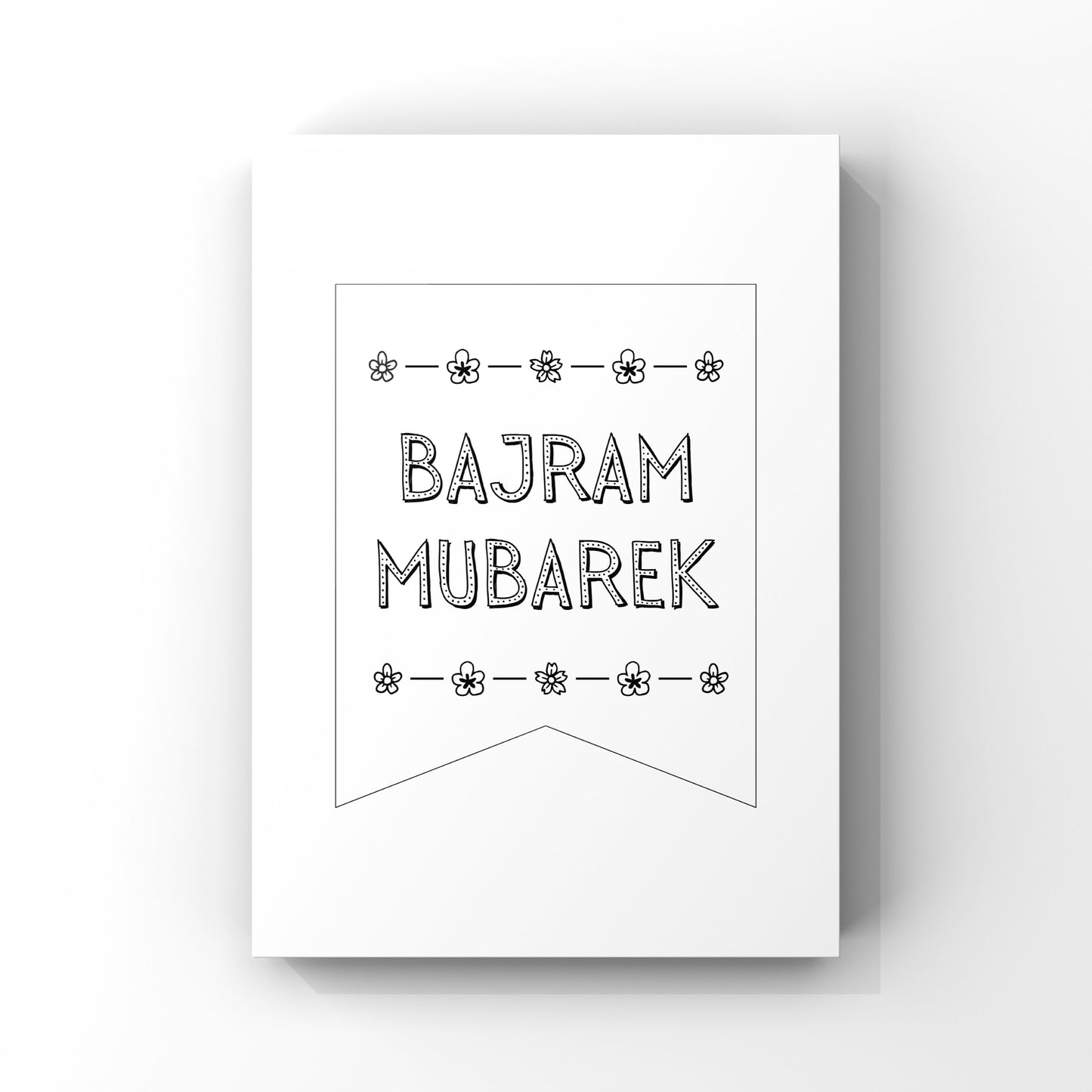 Bajram Girlande zum Ausdrucken