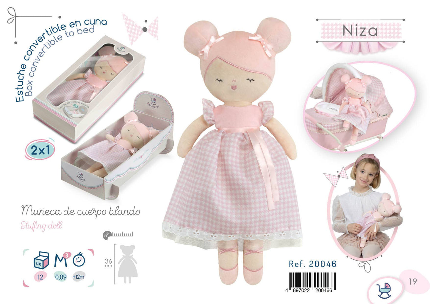 20046 „NETTE“ KUSCHELPUPPE