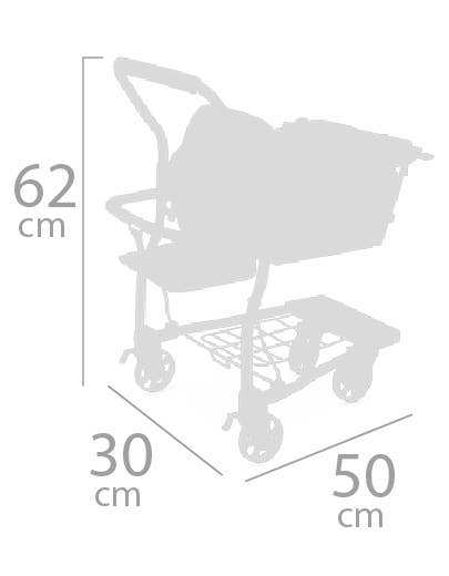 52179 Supermarktwagen mit Babytrage