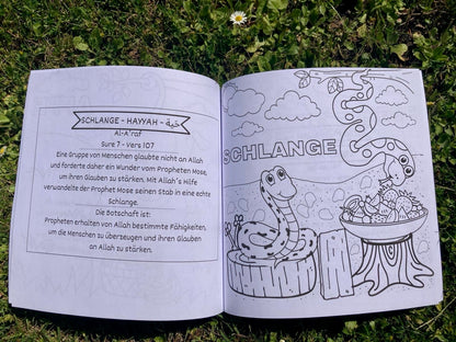 Tiere im Koran, Malbuch