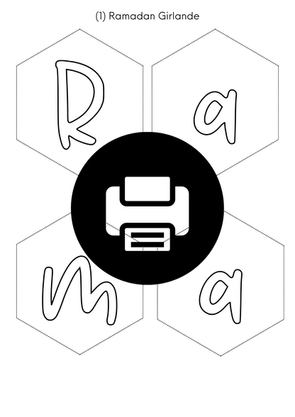 Ramadan Bastelvorlagen (21 Seiten) zum Ausdrucken