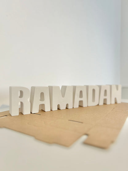 RAMADAN Buchstaben zum Bemalen