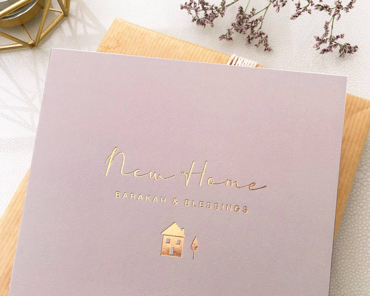 Barakah & Blessings 'New Home' Karte in Goldfolie