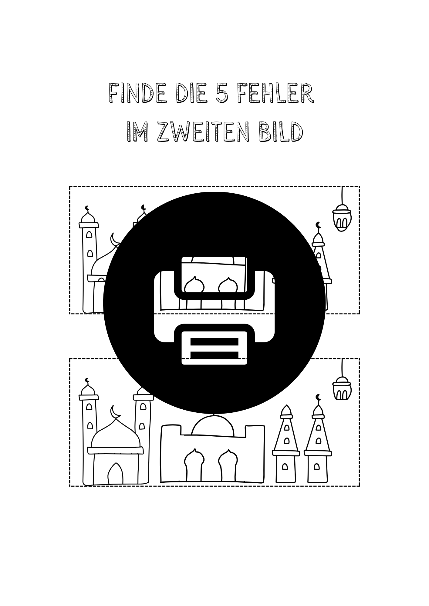Ramadan Bastelvorlagen (21 Seiten) zum Ausdrucken