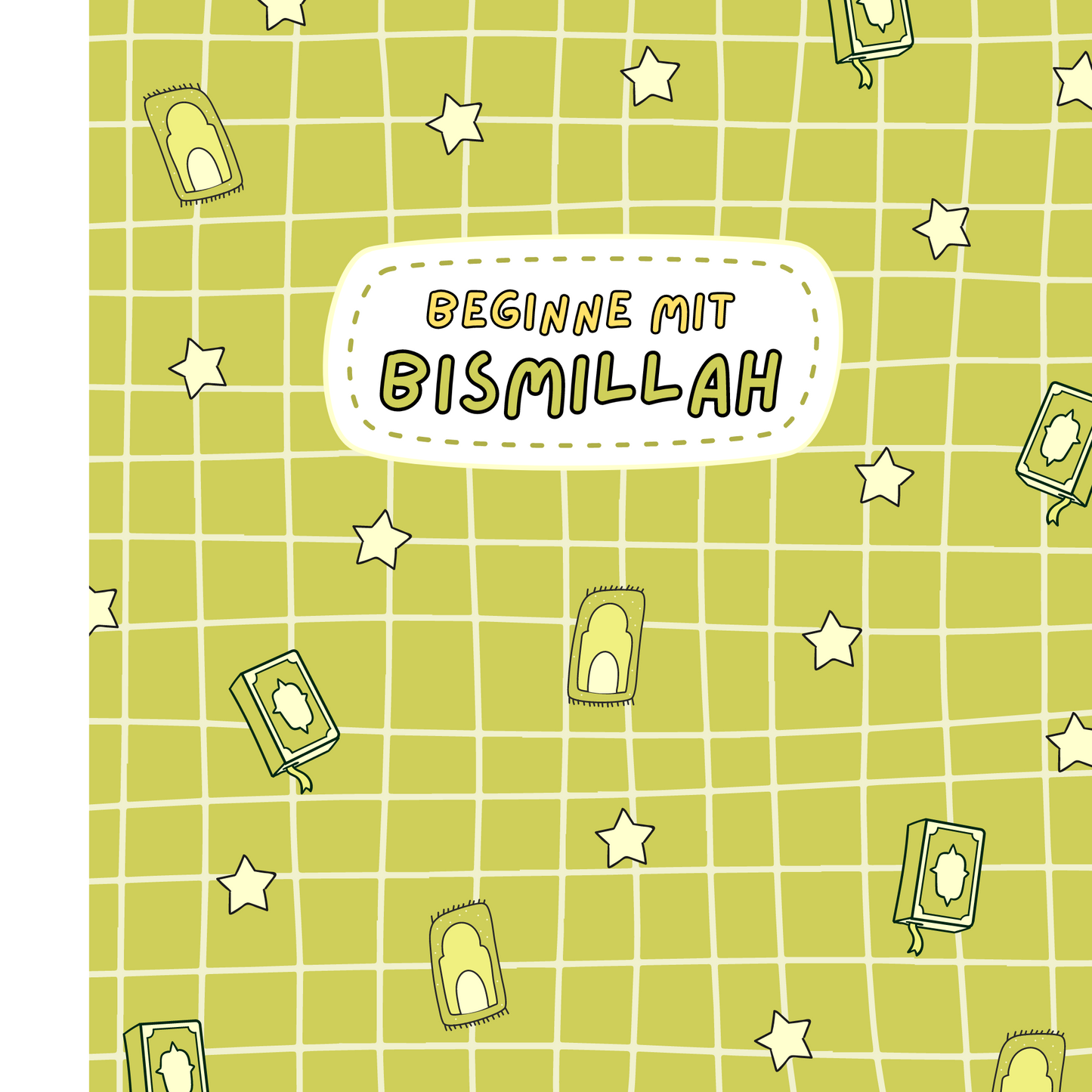 Bismillah-Notizbuch / Grün