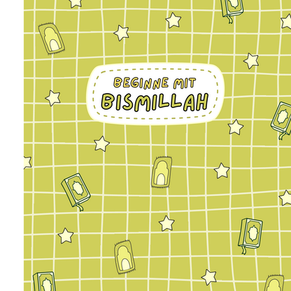 Bismillah-Notizbuch / Grün