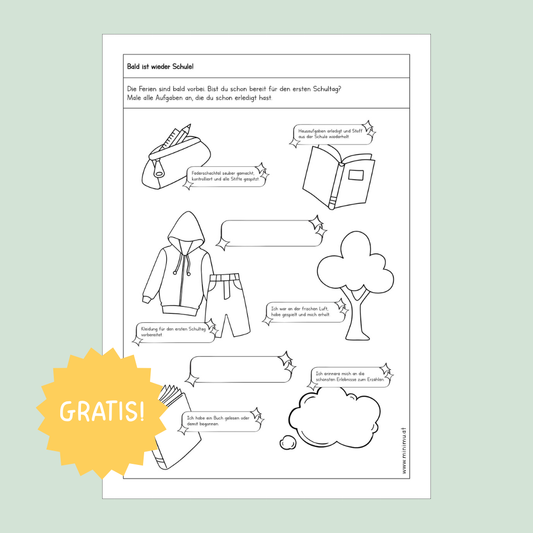 Bald ist wieder Schule! (PDF Print)