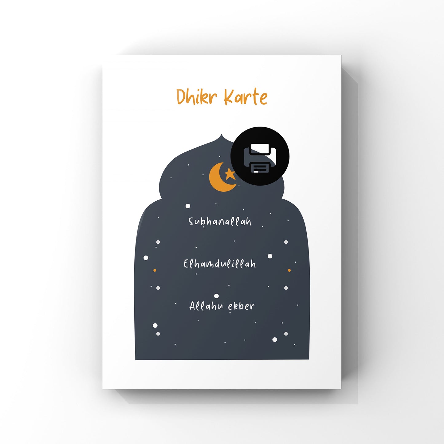 Dhikr Karte DIY