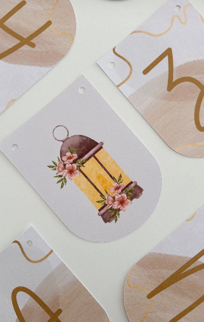 DIY Ramazan Girlande zum Ausdrucken