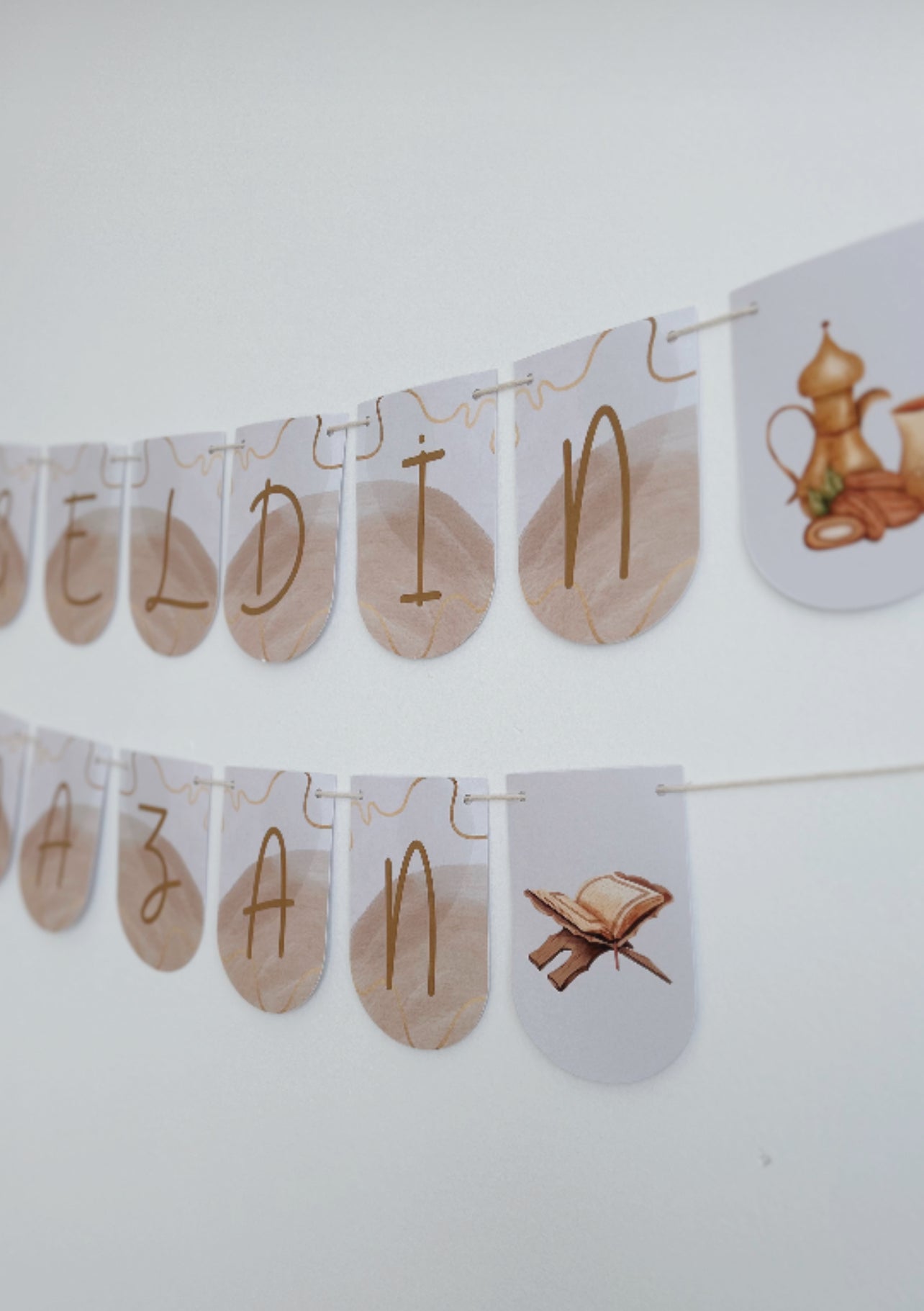 DIY Ramazan Girlande zum Ausdrucken