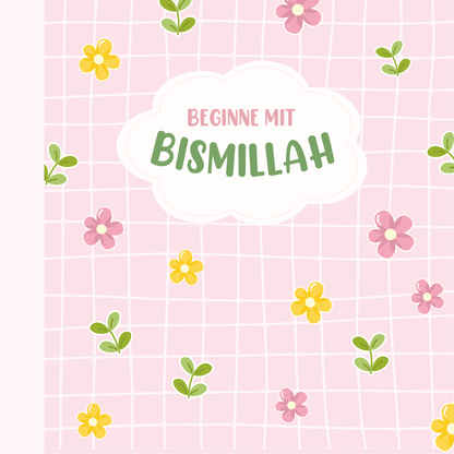 Bismillah-Notizbuch / Rosa
